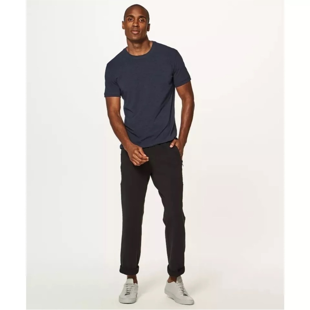 Lululemon Discipline Pants Black Pull On Athleisure Stretch Yoga Jogger Mens